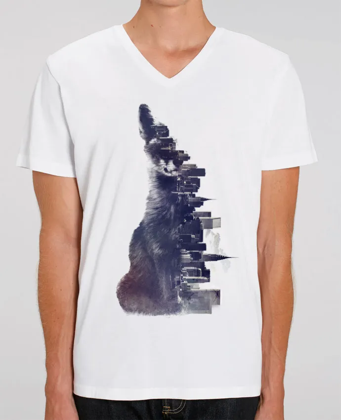 T-shirt homme Fox from the city par robertfarkas