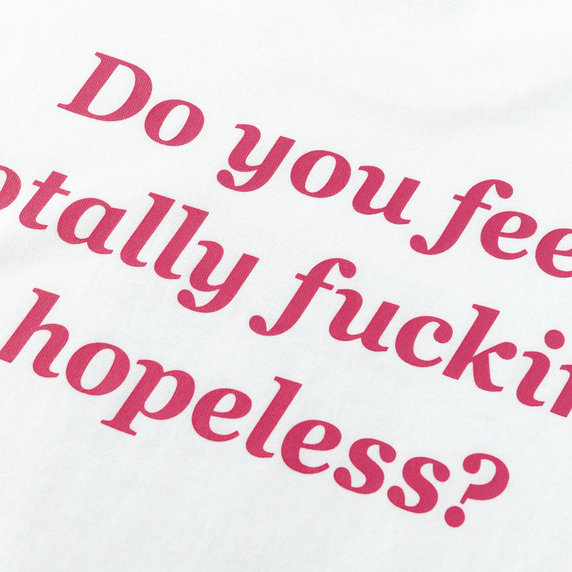 T-shirt Hopeless blanc