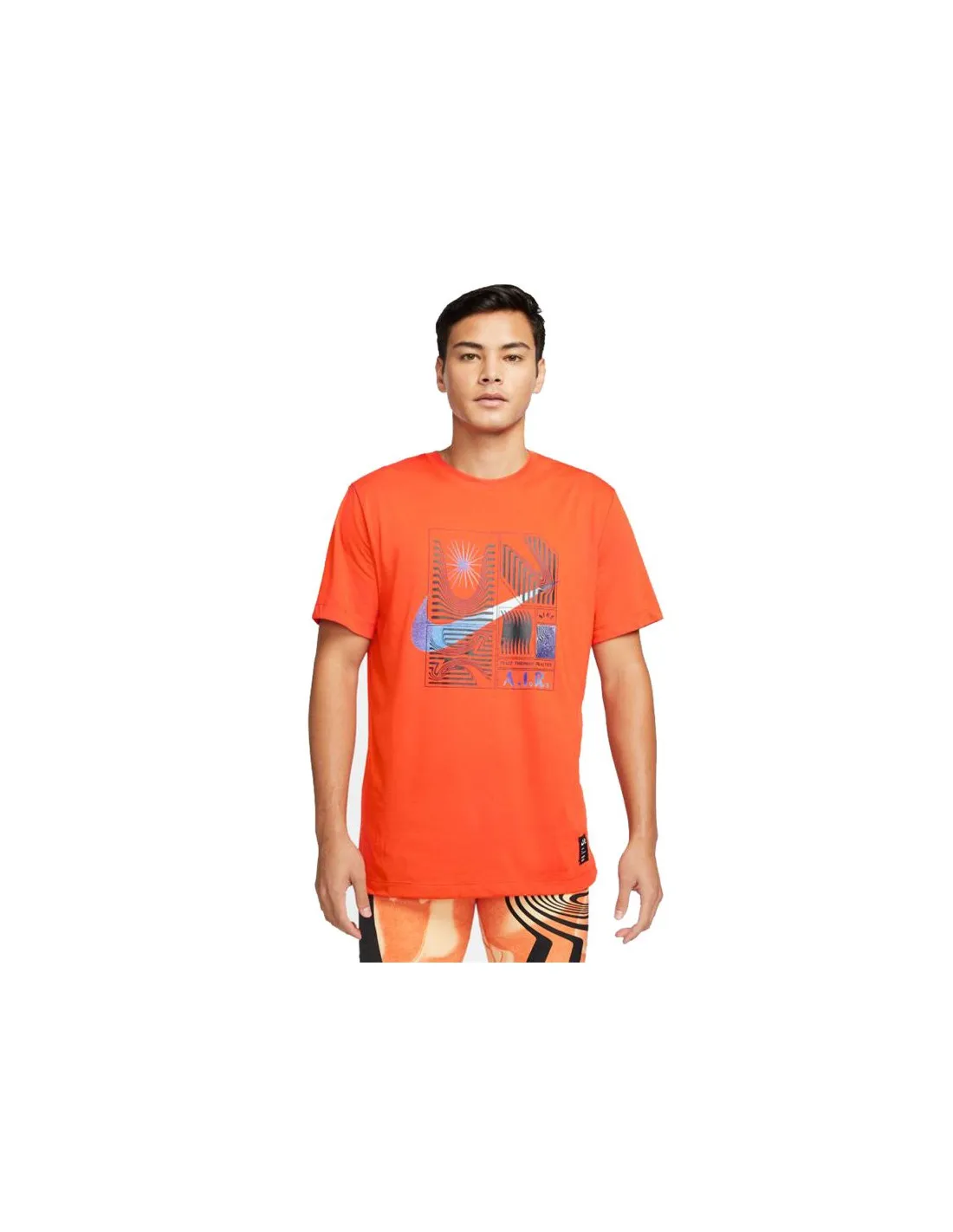 T-shirt Nike Yoga Dri-FIT A.I.R M Orange