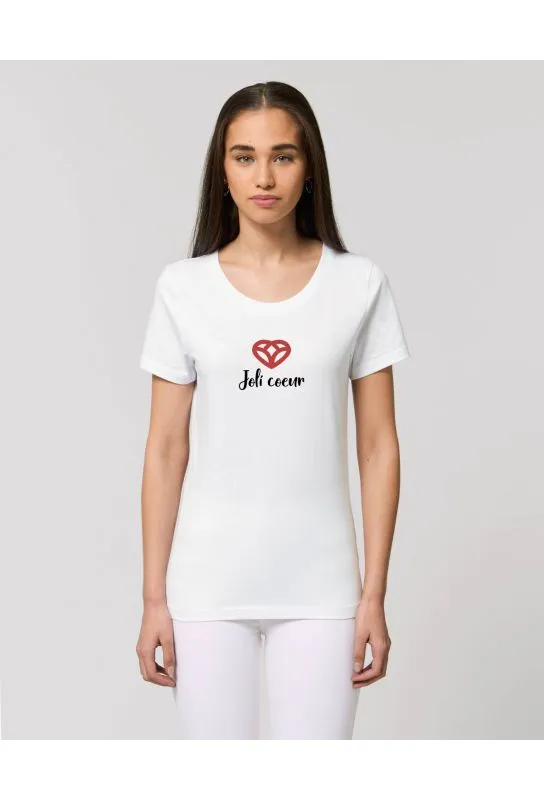 T Shirt éthique Joli coeur