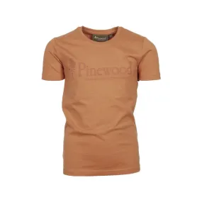 TEE SHIRT MANCHES COURTES JUNIOR PINEWOOD OUTDOOR LIFE KID - TERRACOTTA