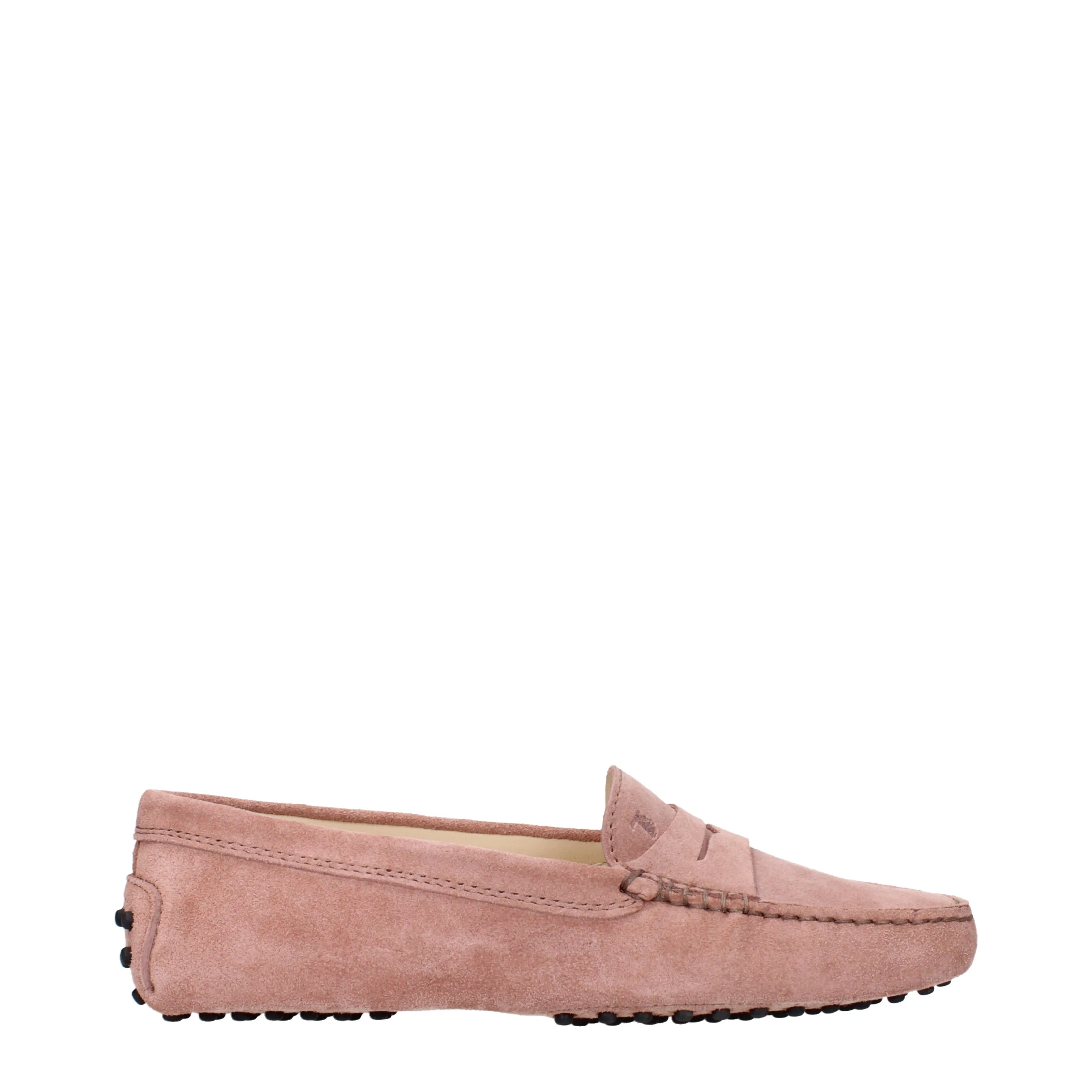 Tod 's Mocassini femme en daim rose