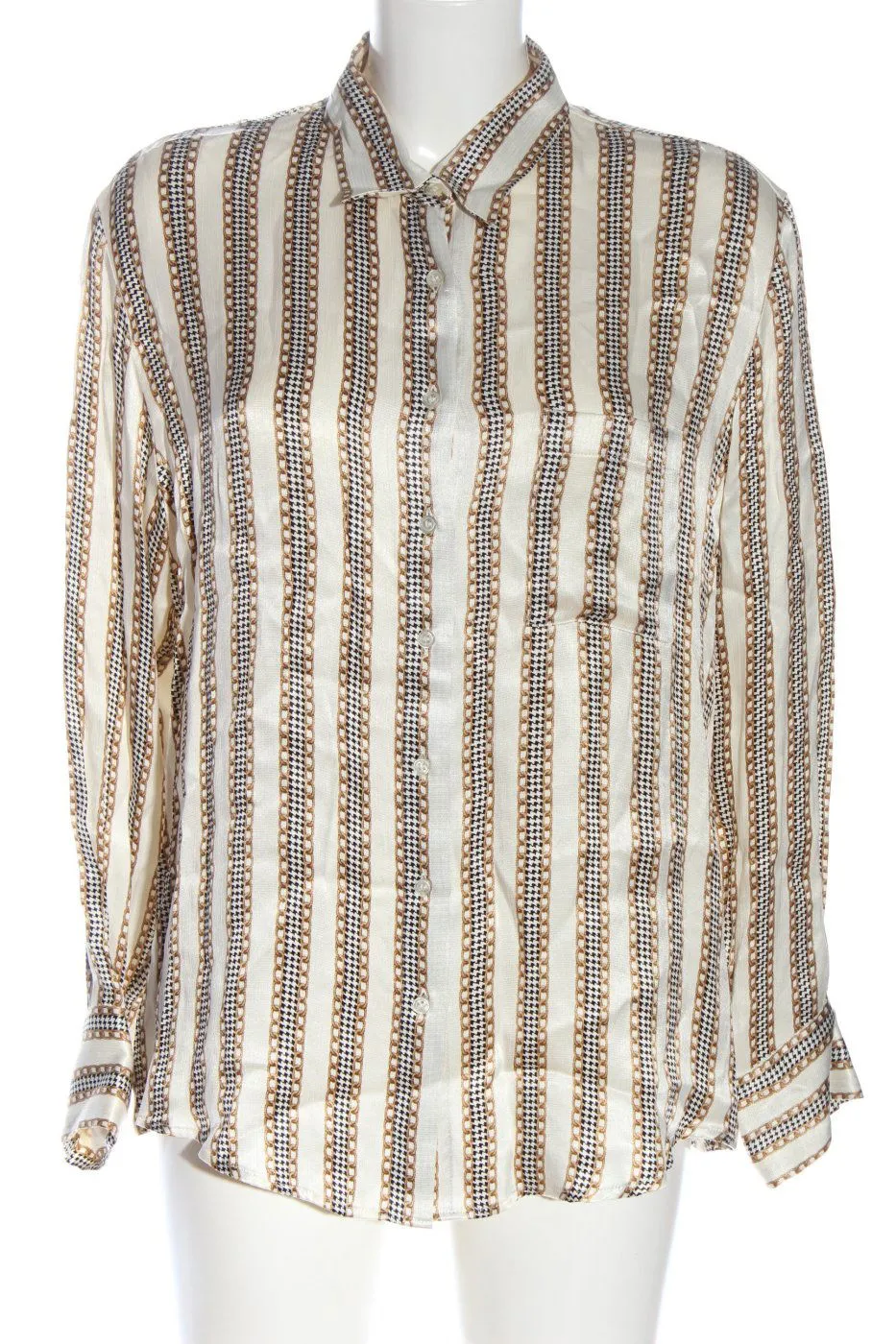 Zara Chemise à manches longues imprimé avec thème style décontracté