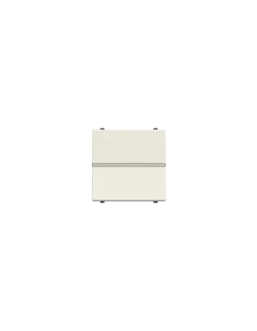 Zenit Poussoir Normalement Ouvert 2 Modules Blanc 2CLA220470N1101 ABB N2204.7BL